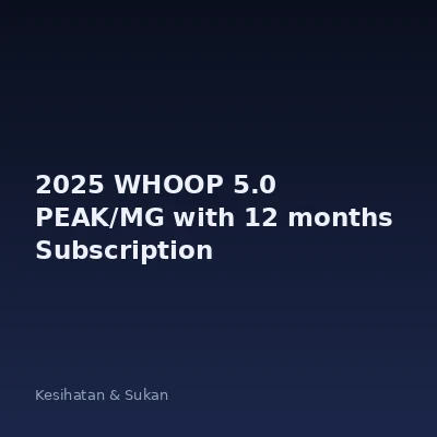 2025 WHOOP 5.0 PEAK/MG with 12 months Subscription