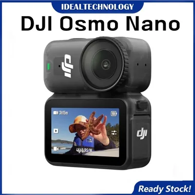 DJI Osmo Nano - Lightweight Wearable Camera All- 1/1.3" Sensor 143&deg; Wide FOV Dual-Sided