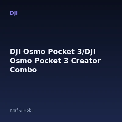DJI Osmo Pocket 3/DJI Osmo Pocket 3 Creator Combo