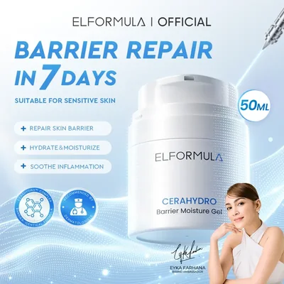 ELFORMULA Barrier Repair Moisturizer Gel Ceramide Skin Hydrating Face Skincare Day Night Cream