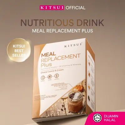 KITSUI KMRP Pengganti Makanan &mdash; Choco Chip, 15 Sachet