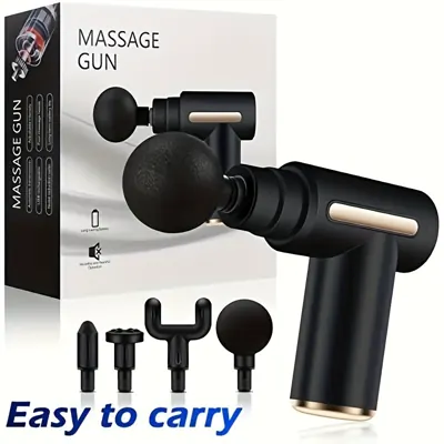 Massage Gun Mini Tanpa Wayar &mdash; Ringan, Muat dalam Beg