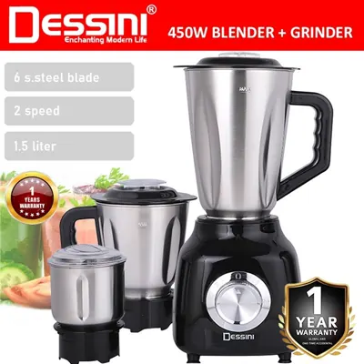 Pengisar DESSINI Berkelajuan Tinggi &mdash; Blender + Penggiling Kering
