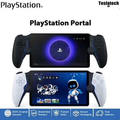 Sony PlayStation Portal Remote Player for PS5 Console white black Free Tempered Glass one Year