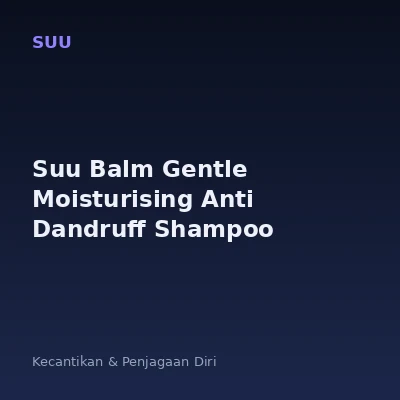 Suu Balm Gentle Moisturising Anti Dandruff Shampoo