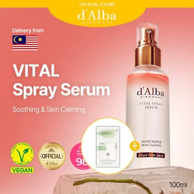 White Truffle Vital Spray Serum 50ml&100ml, Soothing & Hydrating Facial Mist, for Sensitive &