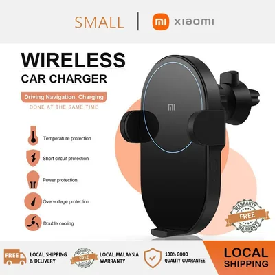 Xiaomi Car Charger 30W Wireless Fast Charging Car Phone Holder Infrared Sensor Gravity Bracket