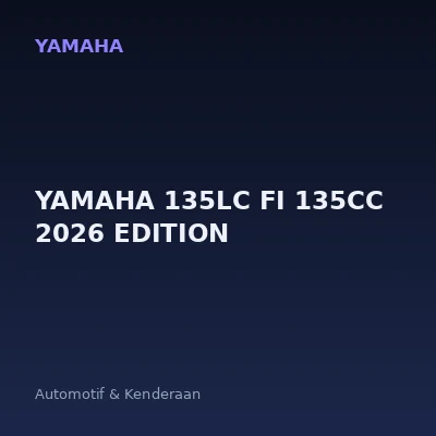 YAMAHA 135LC FI 135CC 2026 EDITION